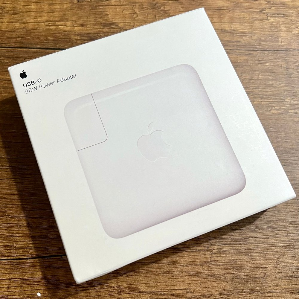 NWT Apple 96W USB-C Power Adapter - MX0J2AM/A - GENUINE & BRAND NEW IN BOX